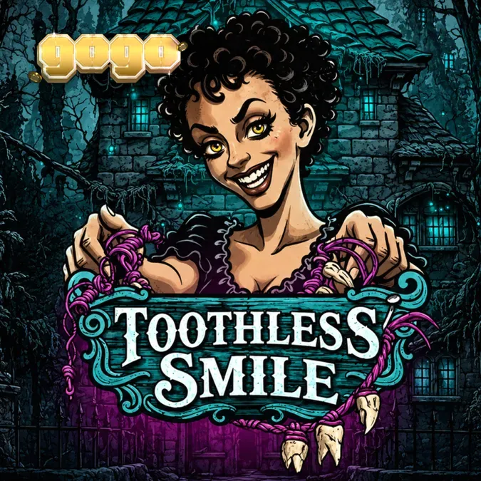 Tampilan visual slot Toothless Smile dengan tema dokter gigi yang unik